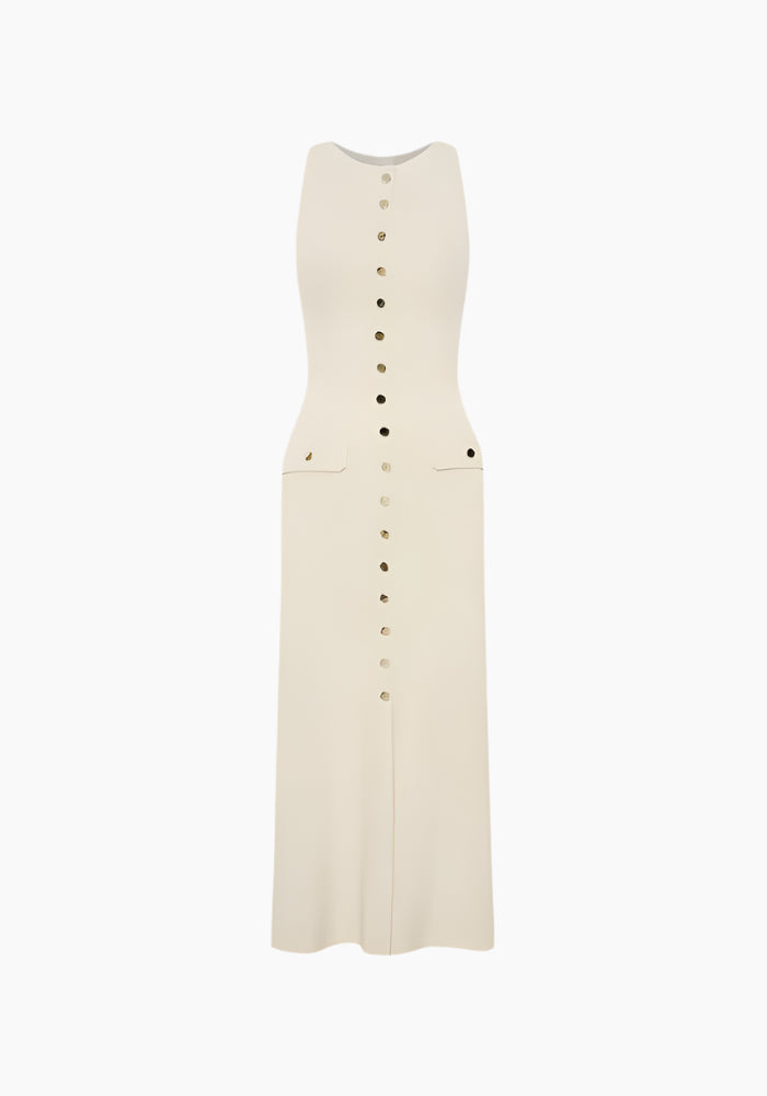 Livia - Livia Maxi Dress – Effortless Day-to-Night Elegance-Dresses-Beige-S-Weston & Sage