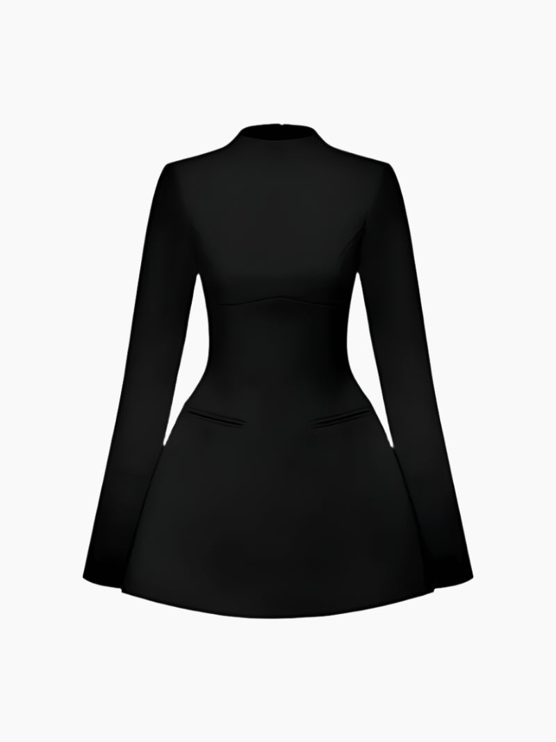 Nala - Mini Dress Elegant Backless Design-Dresses-Black-S-Weston & Sage