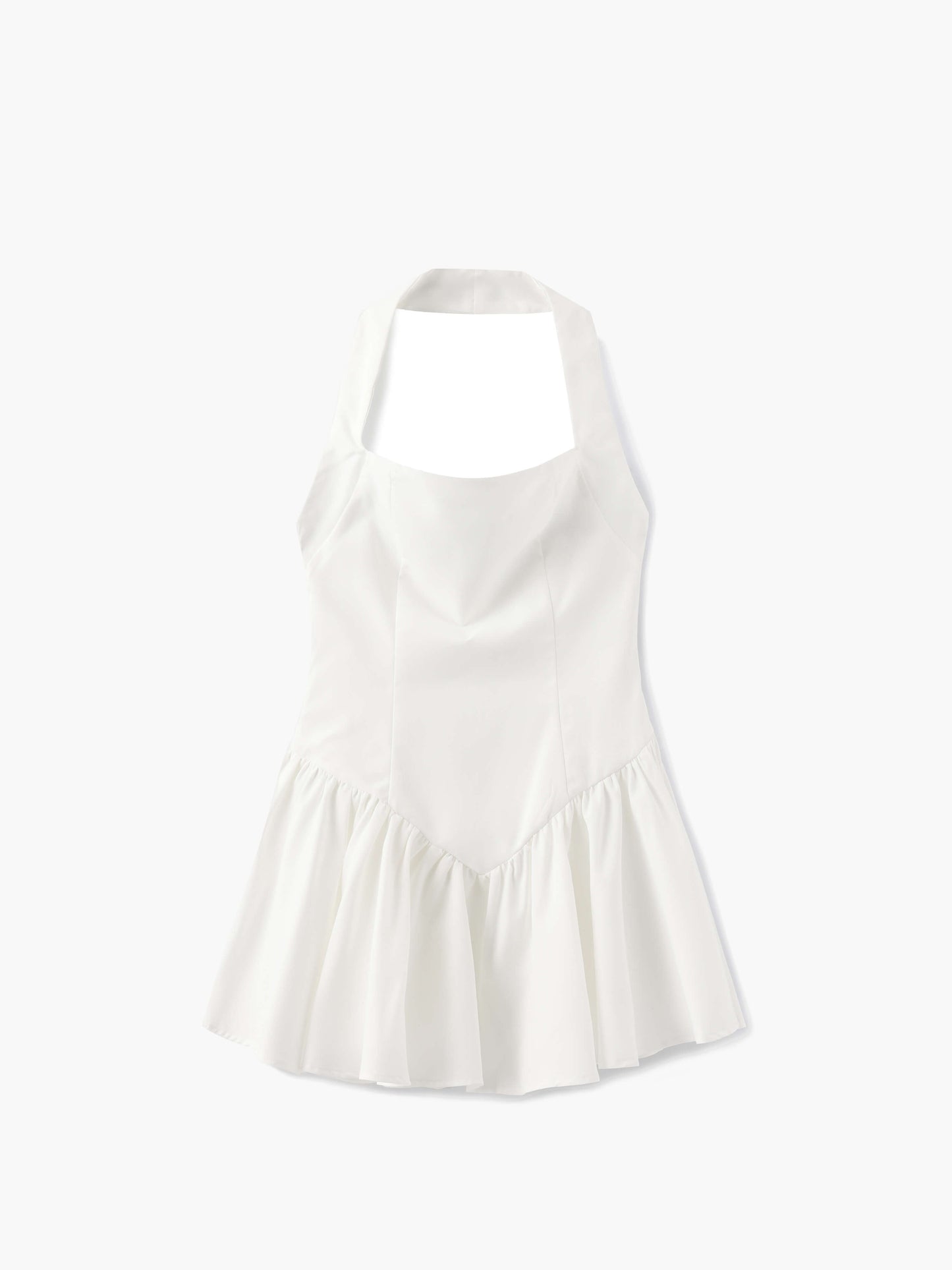 Sirae - Dress Elegant Slim Silhouette-Dresses-White-S-Weston & Sage