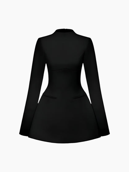 Nala - Mini Dress Elegant Backless Design-Dresses-Black-S-Weston & Sage