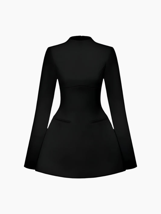 Nala - Mini Dress Elegant Backless Design-Dresses-Black-S-Weston & Sage